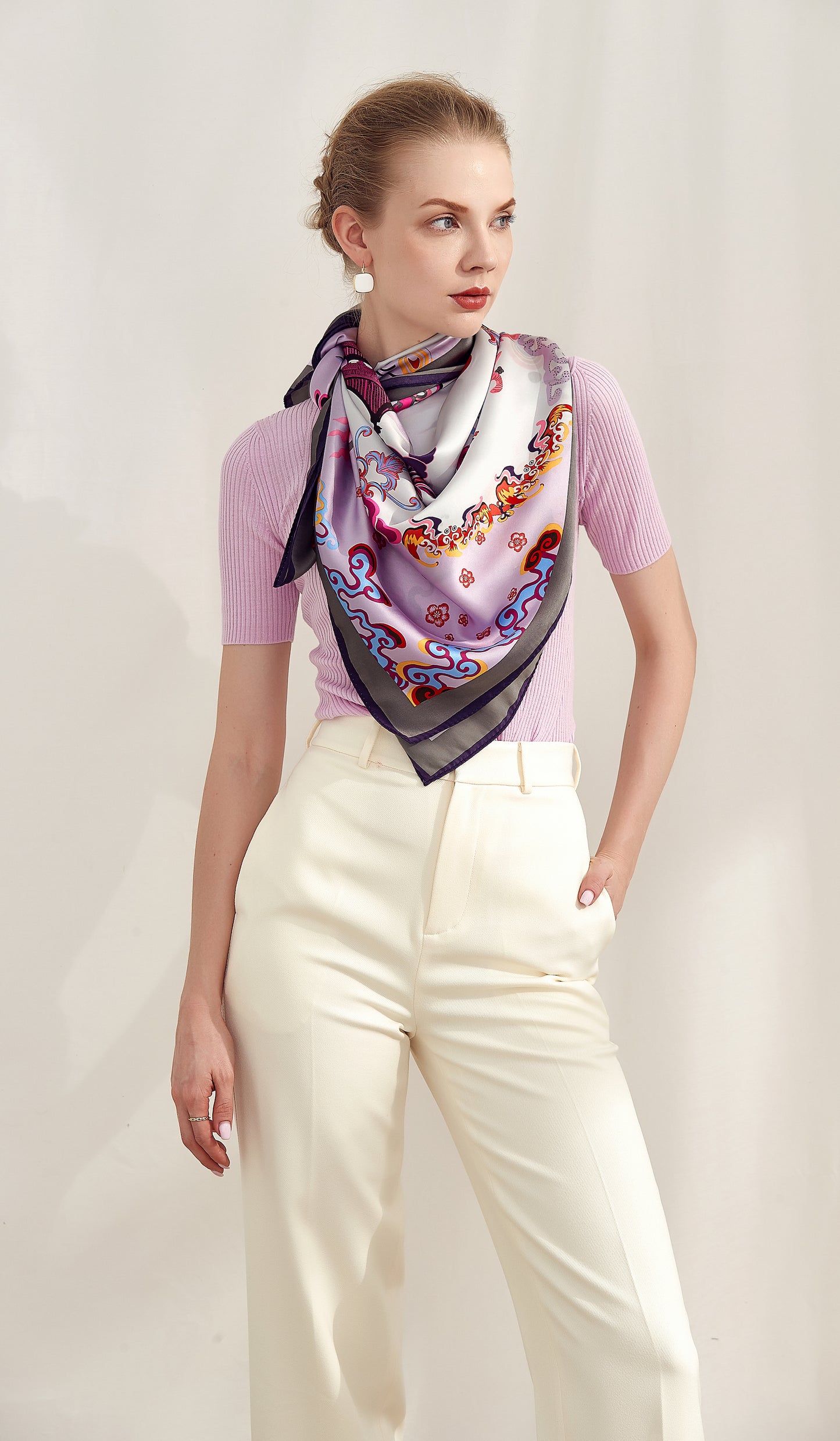 The 'Dragon Cloud' Silk Shawl