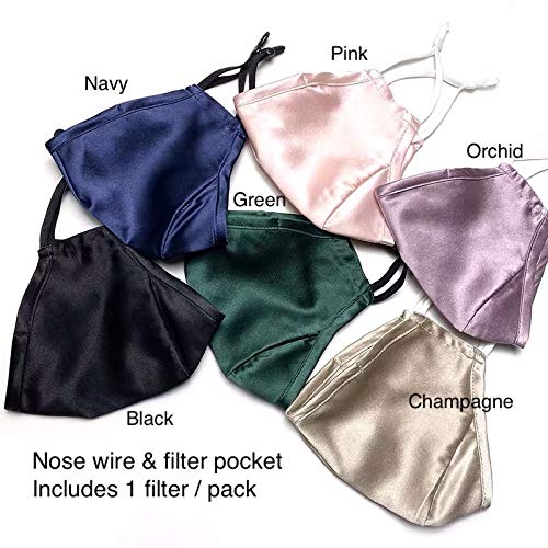 The 'Guardian' Silk Filter Mask (Filter Pocket Version)