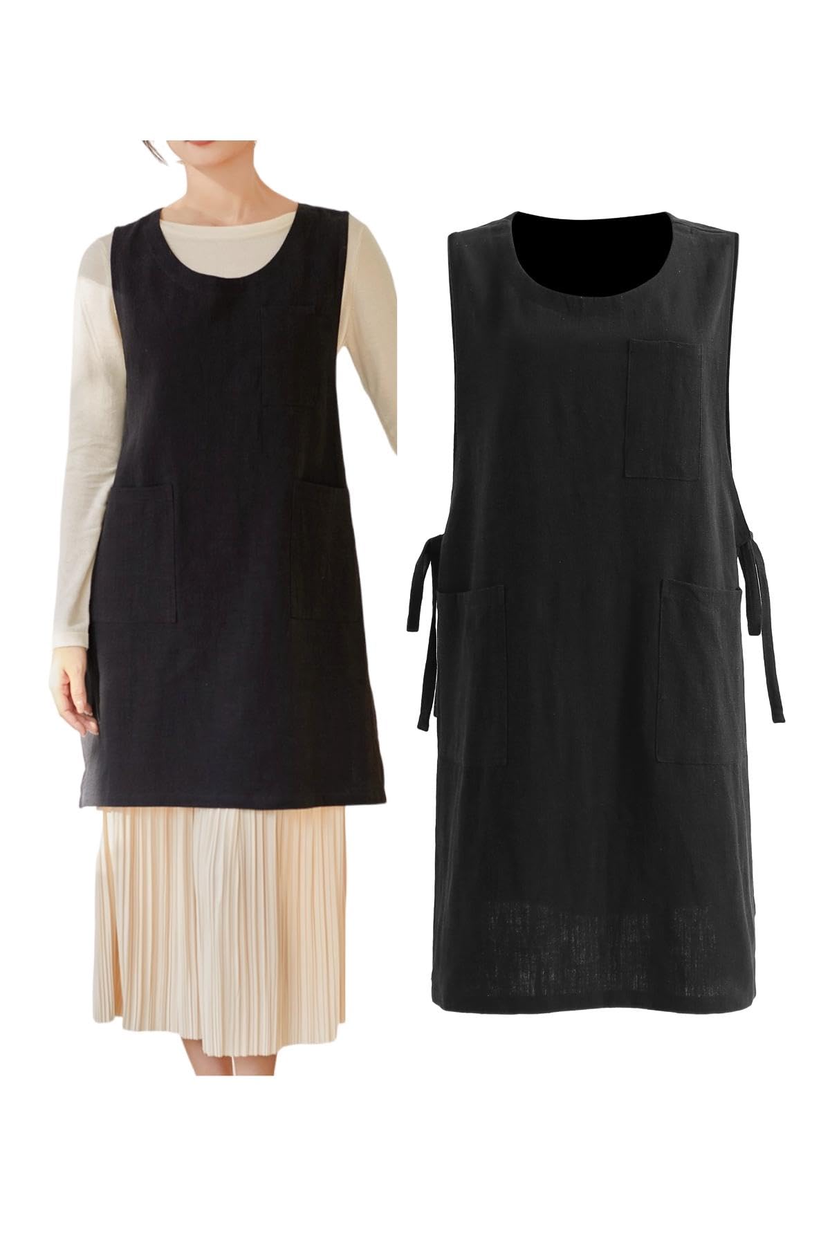 The 'Kyoto' Linen Tunic Apron