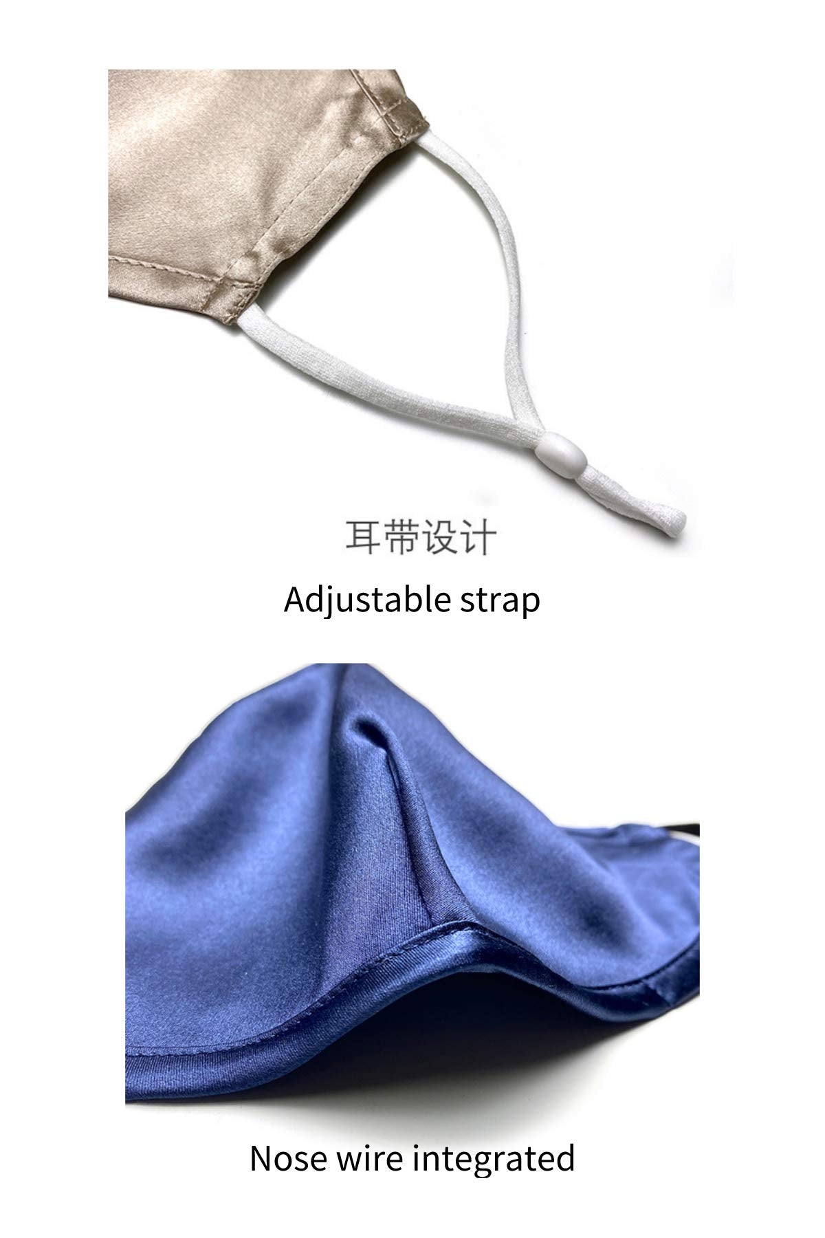 The 'Guardian' Silk Filter Mask (Filter Pocket Version)