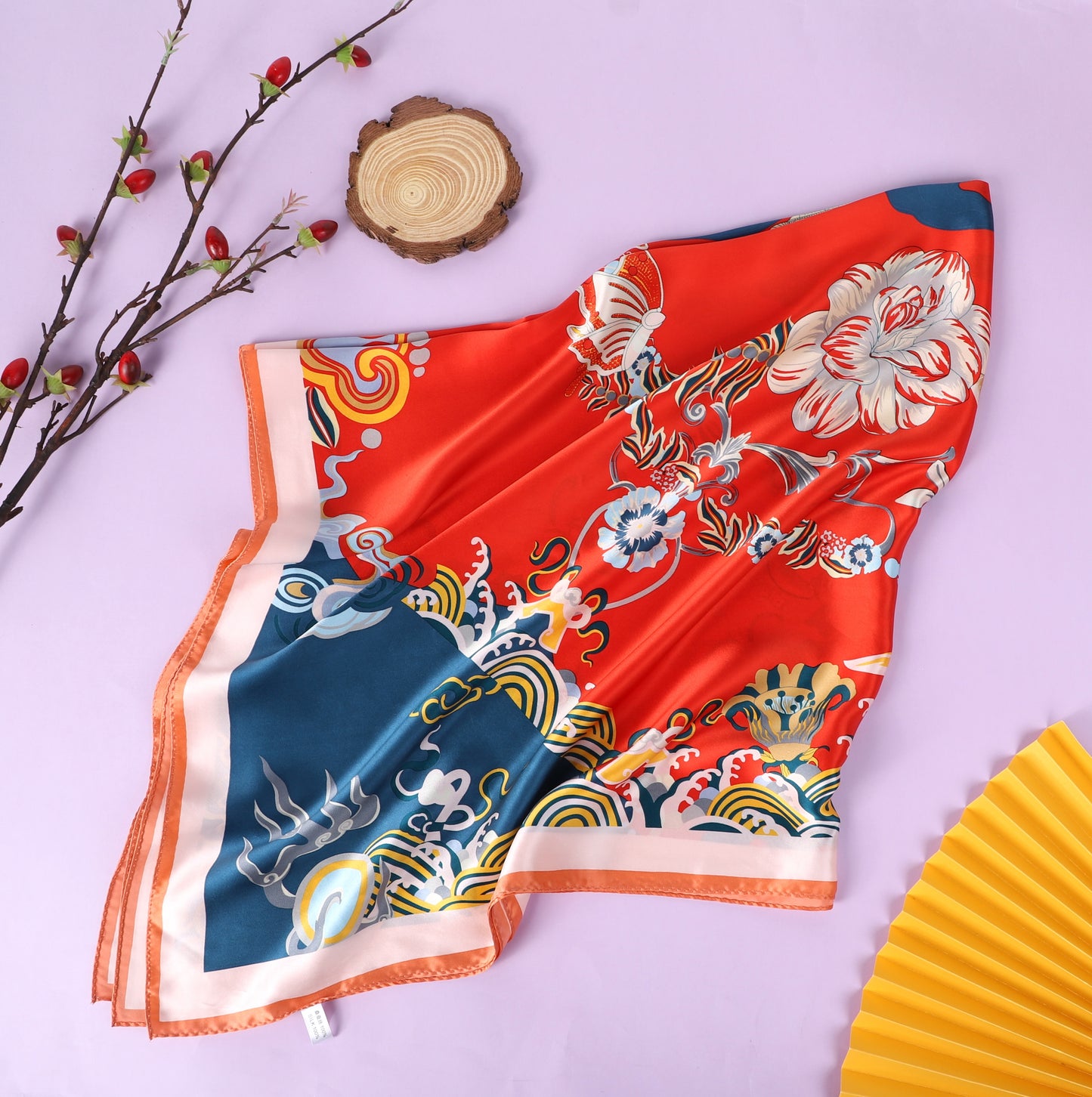 The 'Dragon Cloud' Silk Shawl