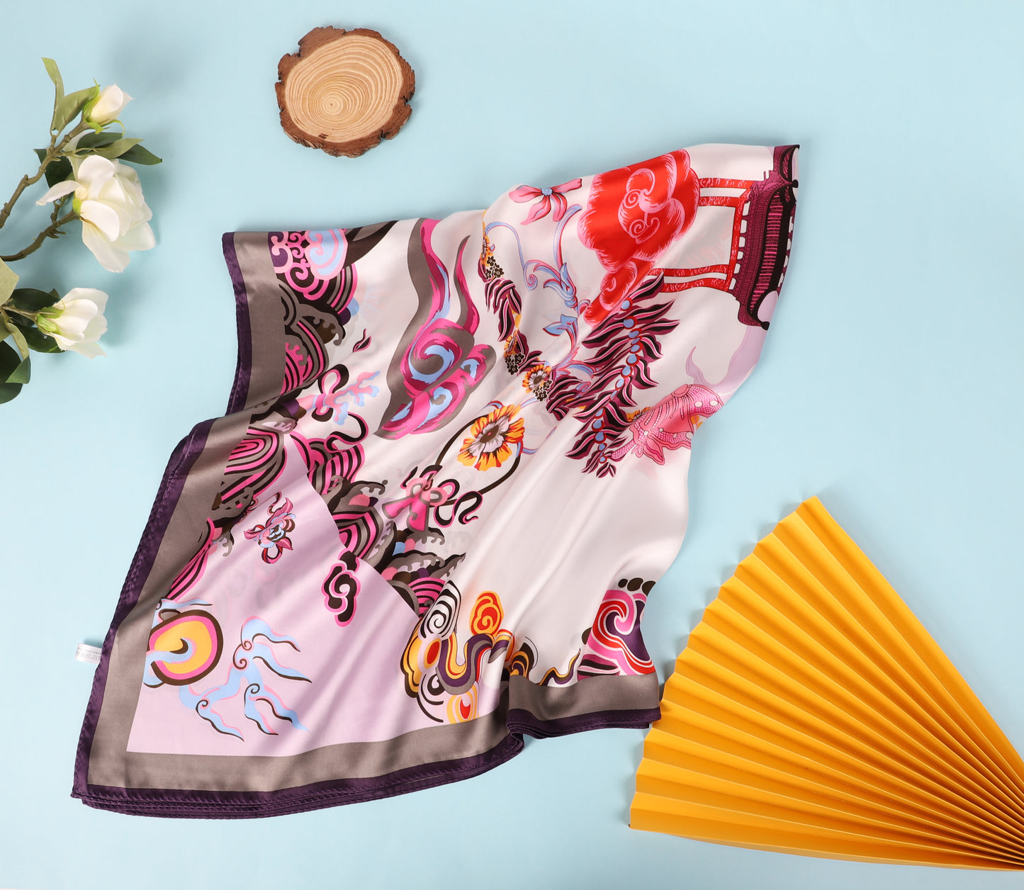 The 'Dragon Cloud' Silk Shawl