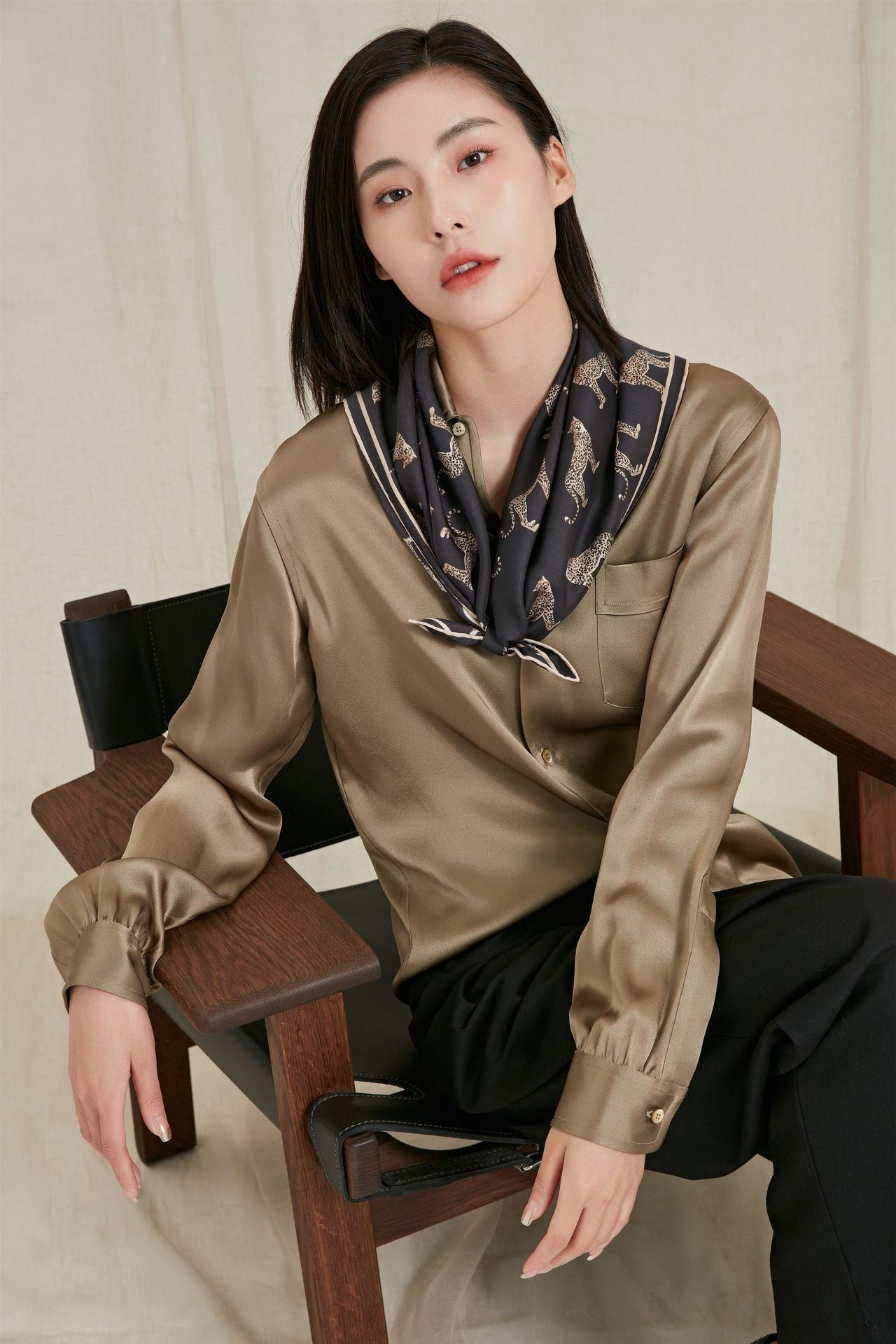 The 'Panthera' Silk Neckerchief