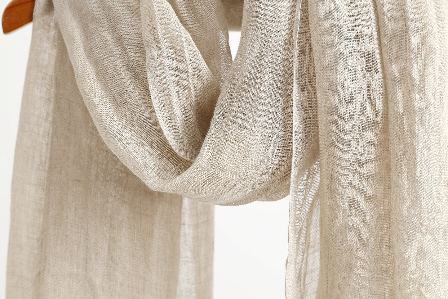 Jeelow Signature 100% Linen Scarf - Natural