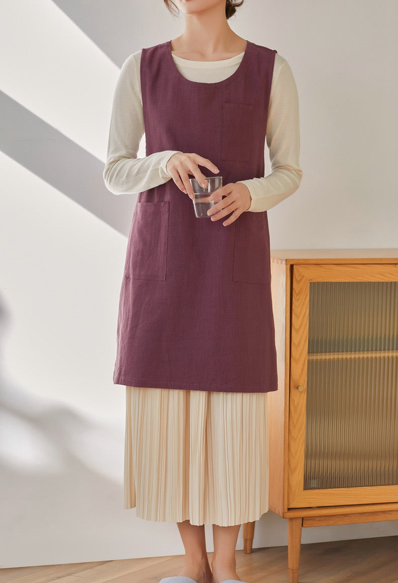 The 'Kyoto' Linen Tunic Apron