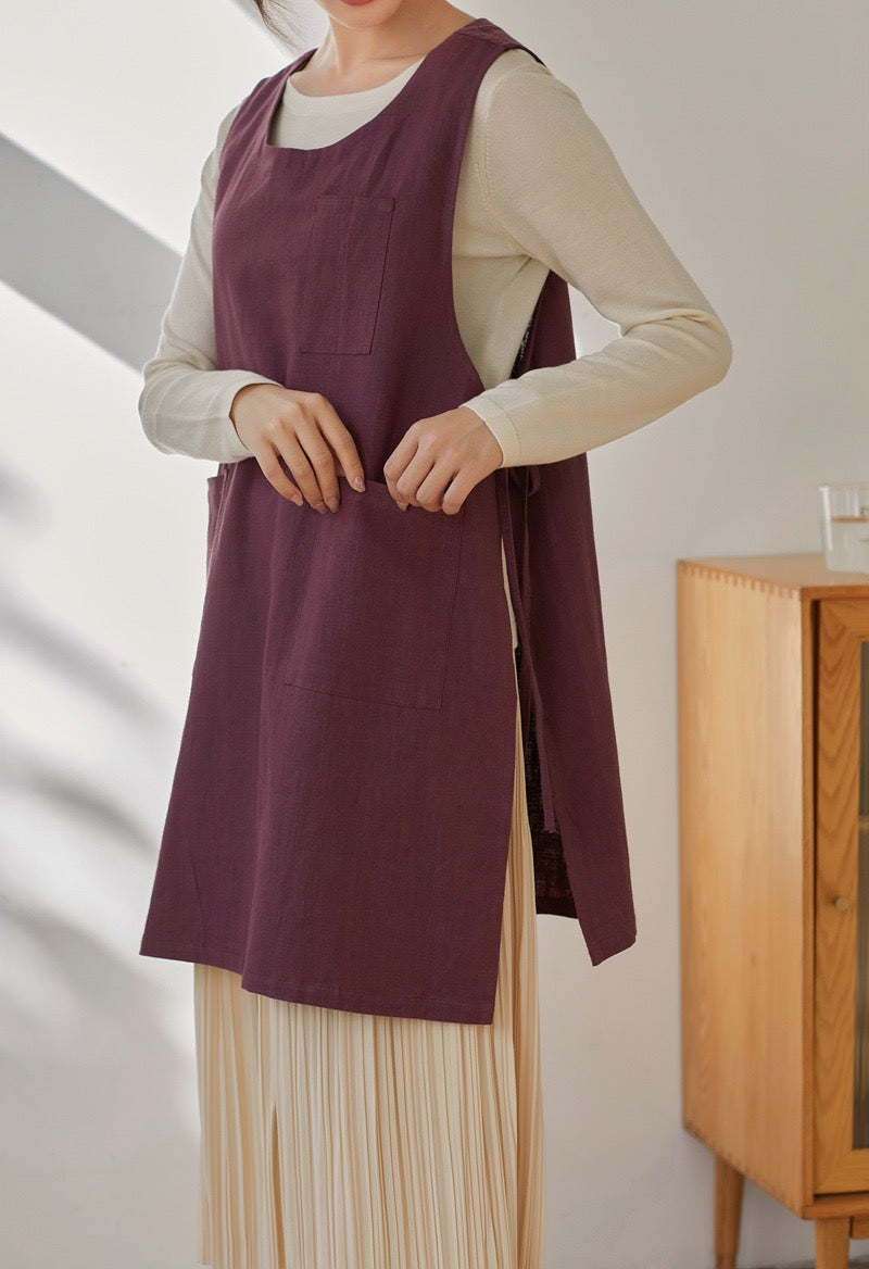 The 'Kyoto' Linen Tunic Apron