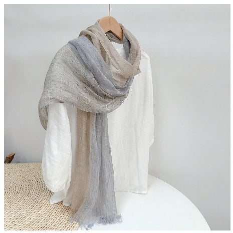Signature Linen Scarf - Desert Haze