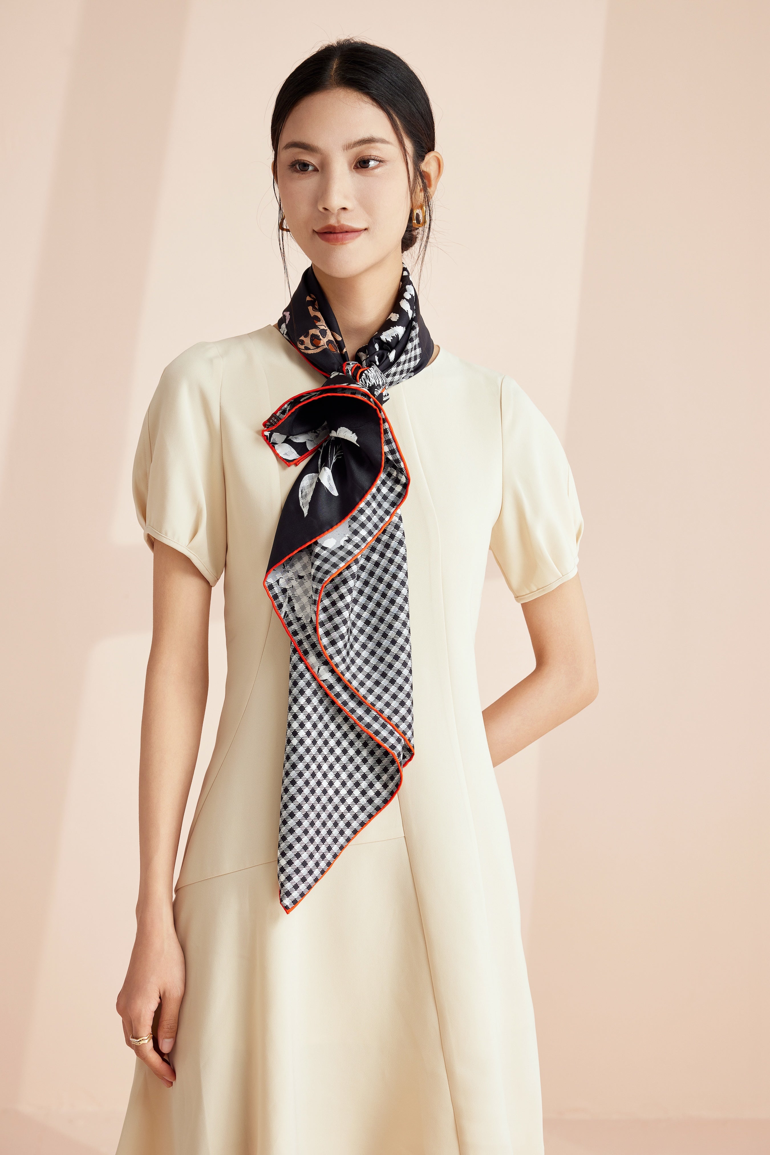 The Midnight Garden Silk Scarf