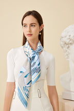 The Equestrian Emblem Silk Scarf