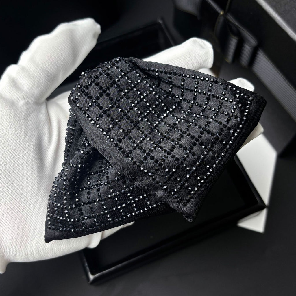 The 'Audrey' Rhinestone Bow Clip