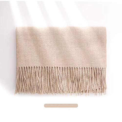 Jeelow winter blanket scarf in Soft Weave Oatmeal, 100% polyester, 27 x 78 in., photo 3