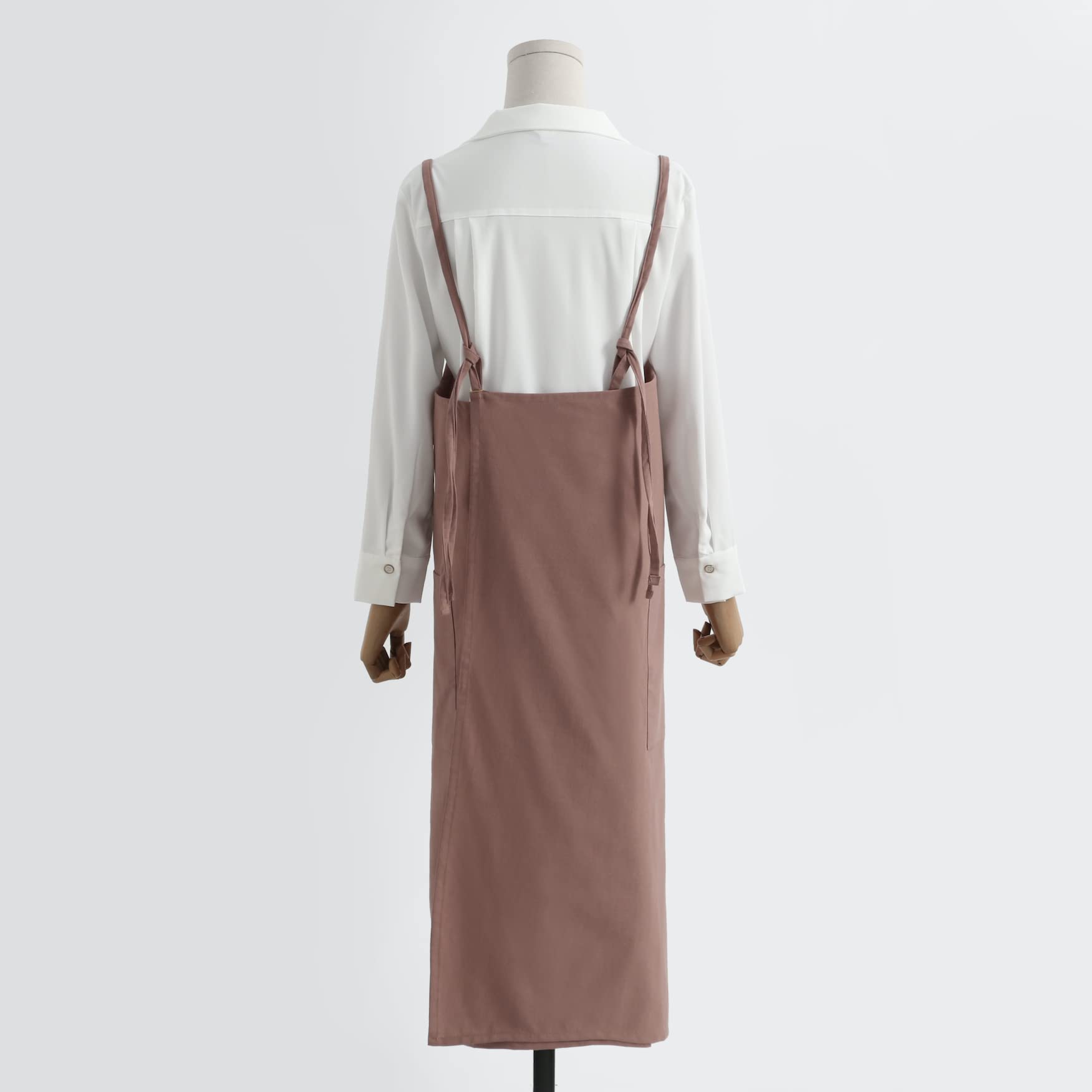 The 'Linen & Co.' Oversized Pinafore Apron | Japanese Minimalist Full-Length Apron Dress for All Sizes, Kitchen, Garden & Studio