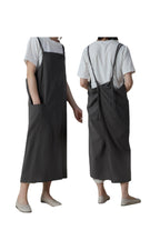 The 'Linen & Co.' Oversized Pinafore Apron | Japanese Minimalist Full-Length Apron Dress for All Sizes, Kitchen, Garden & Studio