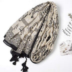 Jeelow Lightweight Scarves Fashion Light Shawl Beach Wrap Head Scarf For Women