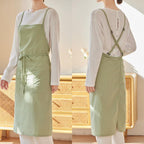 The 'Studio' Waterproof Nylon Apron | Japanese-Inspired Cross-Back Design for Kitchen, Garden & Creative Work