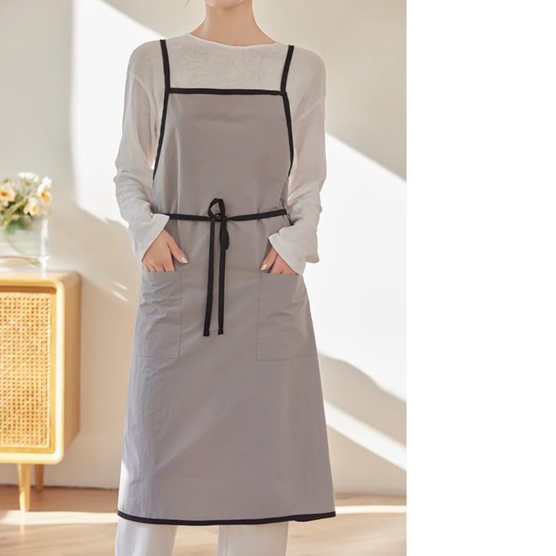 The 'Studio' Waterproof Nylon Apron | Japanese-Inspired Cross-Back Design for Kitchen, Garden & Creative Work