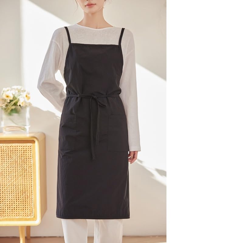 The 'Studio' Waterproof Nylon Apron | Japanese-Inspired Cross-Back Design for Kitchen, Garden & Creative Work