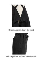 The 'Studio' Waterproof Nylon Apron | Japanese-Inspired Cross-Back Design for Kitchen, Garden & Creative Work
