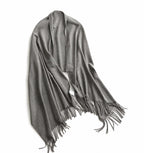 Jeelow winter blanket scarf in Soft Weave Light Grey, 100% polyester, 27 x 78 in., photo 1