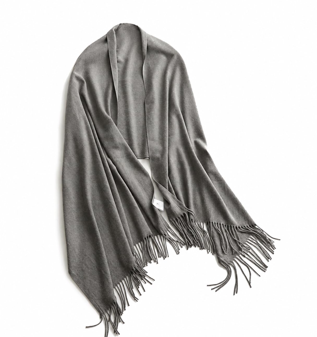 Jeelow winter blanket scarf in Soft Weave Light Grey, 100% polyester, 27 x 78 in., photo 1