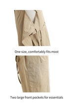 The 'Studio' Waterproof Nylon Apron | Japanese-Inspired Cross-Back Design for Kitchen, Garden & Creative Work