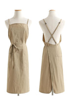 The 'Studio' Waterproof Nylon Apron | Japanese-Inspired Cross-Back Design for Kitchen, Garden & Creative Work