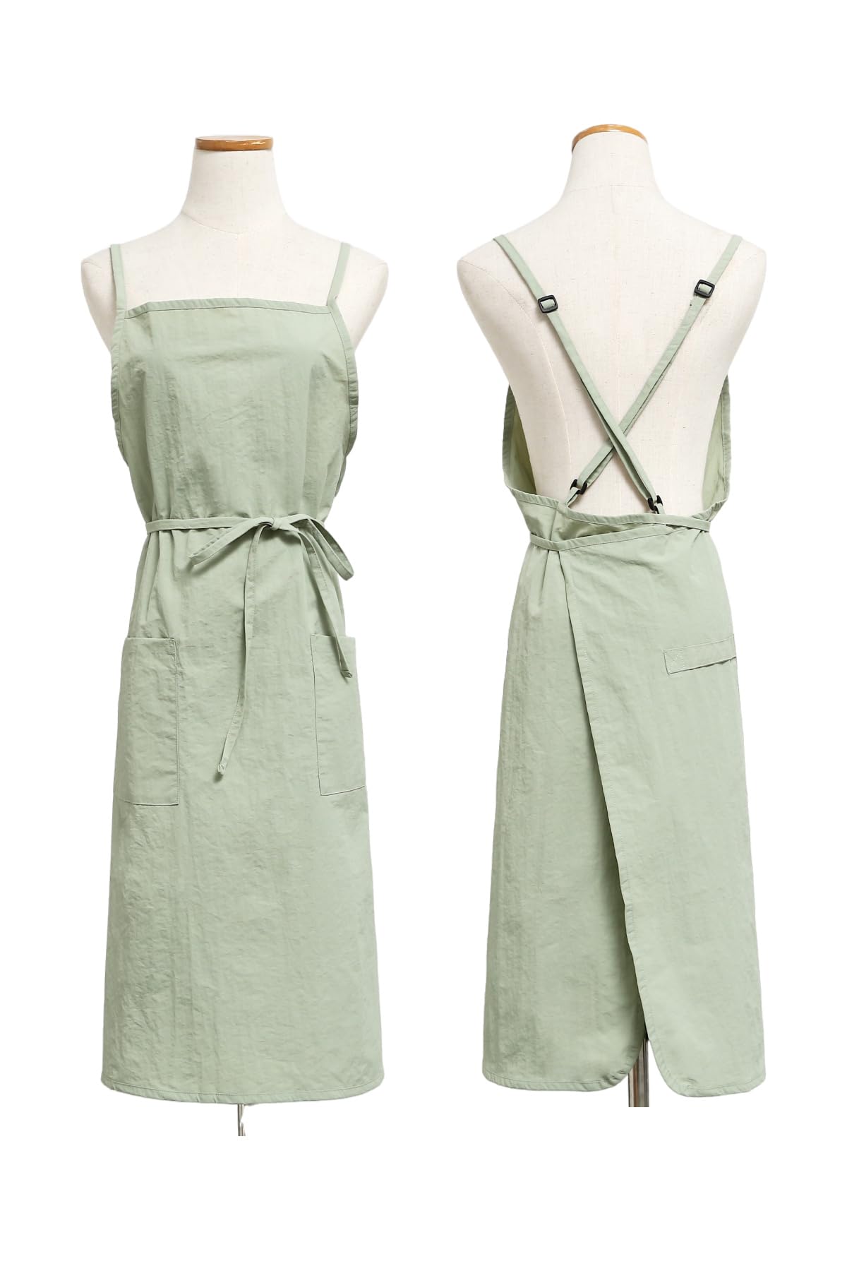 The 'Studio' Waterproof Nylon Apron | Japanese-Inspired Cross-Back Design for Kitchen, Garden & Creative Work