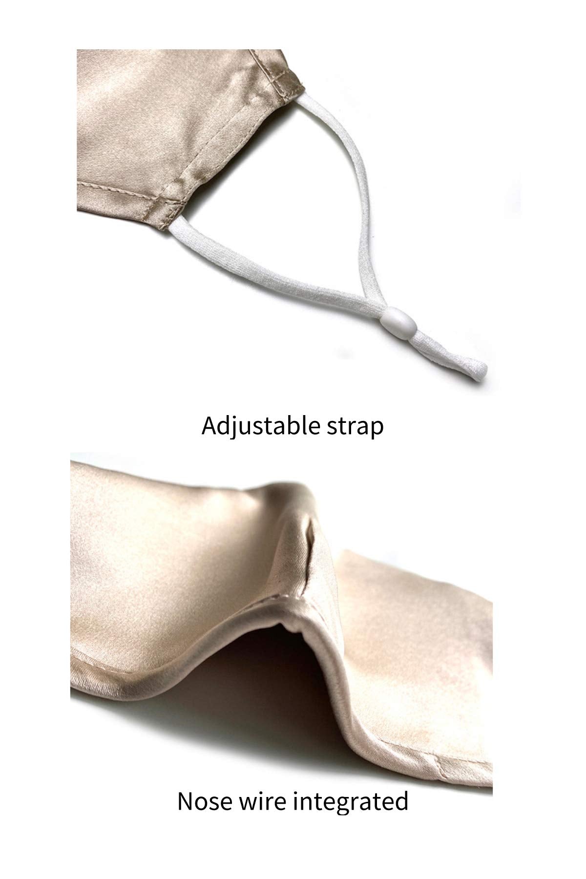 The 'Guardian' Silk Filter Mask (Filter Pocket Version)