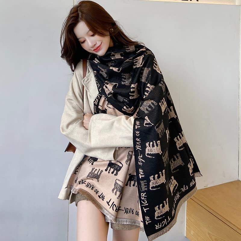 The Chic Silhouette Cat Shawl