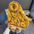 The Playful Doodle Cat Shawl