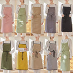 The 'Studio' Waterproof Nylon Apron | Japanese-Inspired Cross-Back Design for Kitchen, Garden & Creative Work