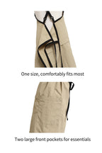 The 'Studio' Waterproof Nylon Apron | Japanese-Inspired Cross-Back Design for Kitchen, Garden & Creative Work