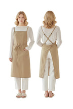 The 'Studio' Waterproof Nylon Apron | Japanese-Inspired Cross-Back Design for Kitchen, Garden & Creative Work