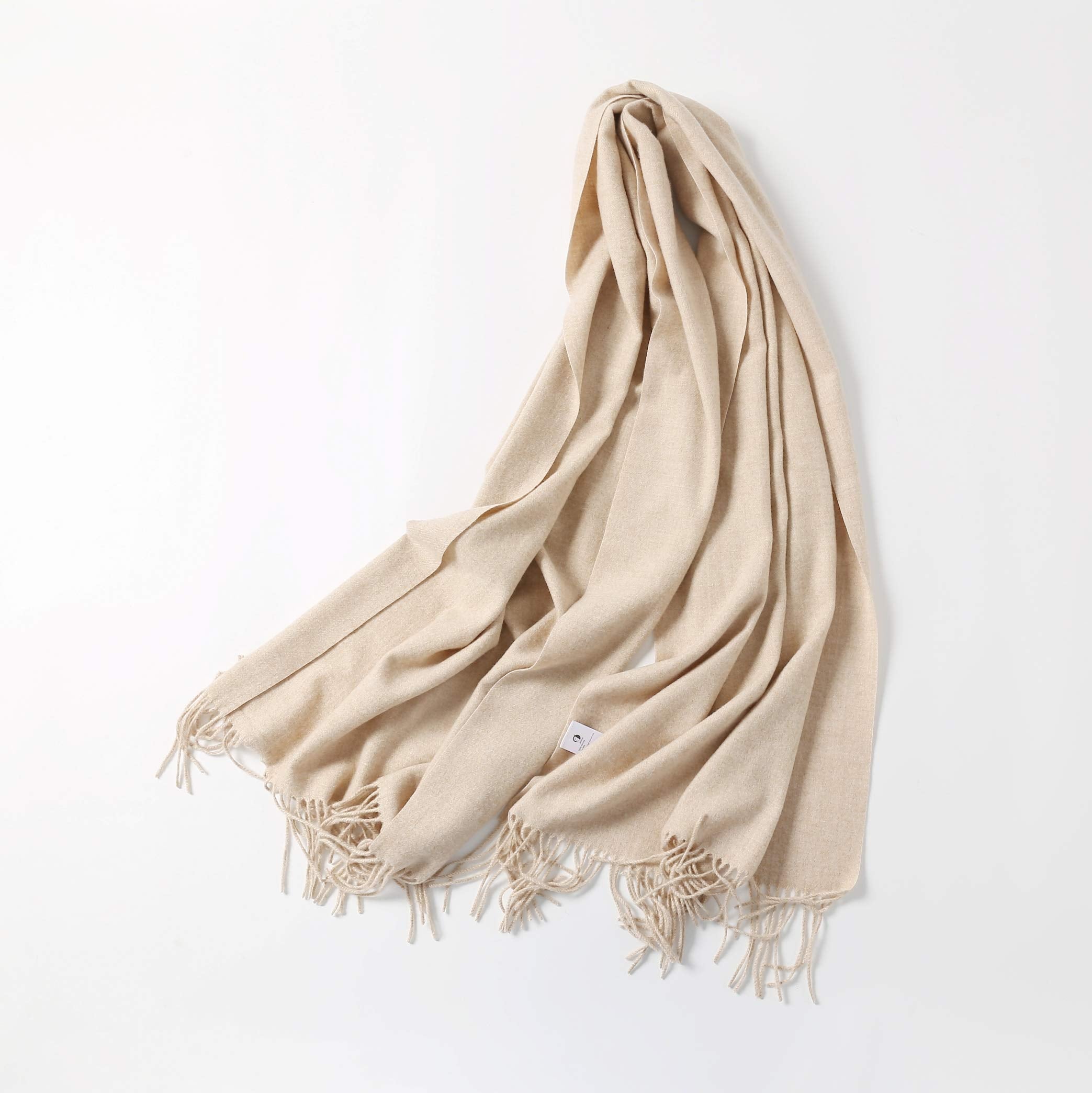 Jeelow winter blanket scarf in Soft Weave Oatmeal, 100% polyester, 27 x 78 in., photo 4