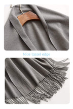 Jeelow winter blanket scarf in Soft Weave Light Grey, 100% polyester, 27 x 78 in., photo 2