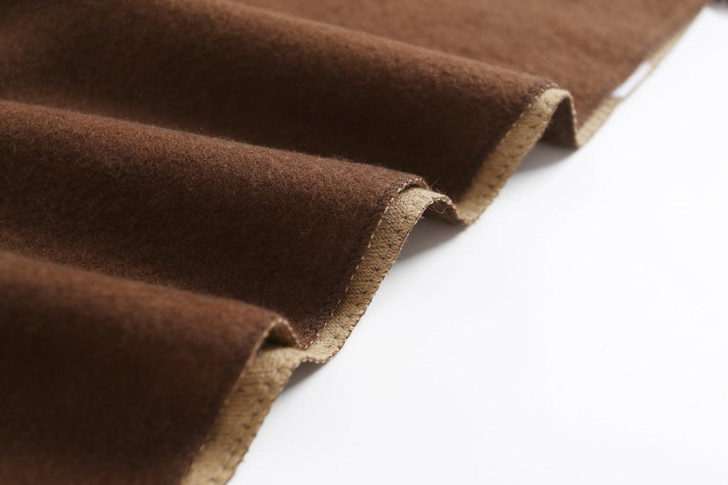 Jeelow reversible two-tone winter scarf in Coffee Brown, 100% acrylic, 31 x 70.5 in., photo 5