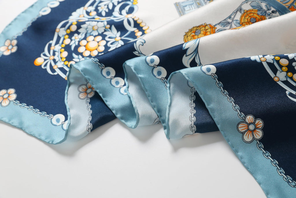 The Gilded Crowns Silk Scarf