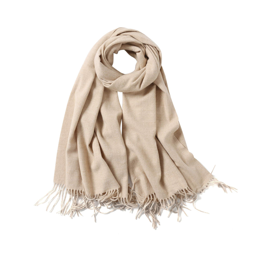 Jeelow winter blanket scarf in Soft Weave Oatmeal, 100% polyester, 27 x 78 in., photo 1