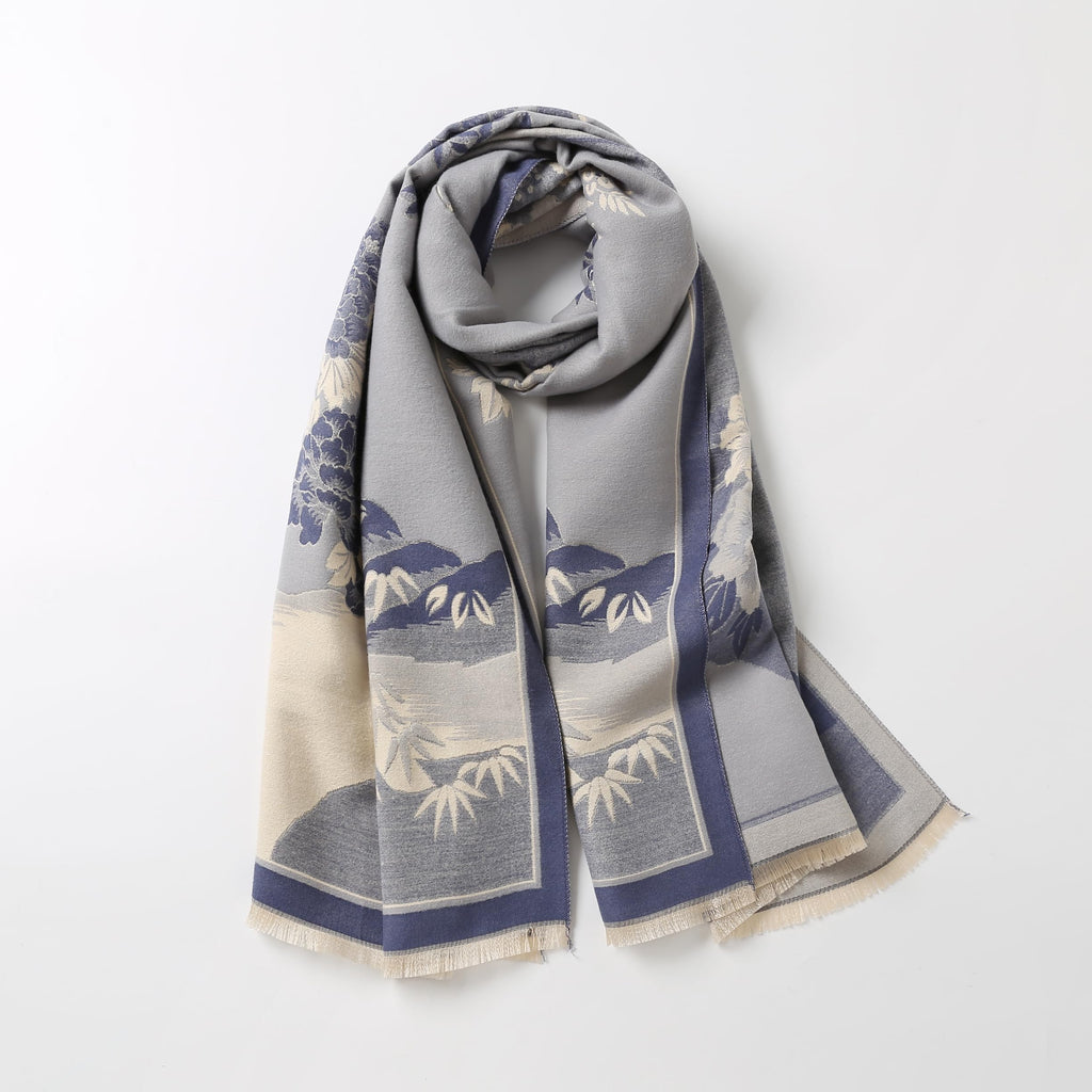 The Chinoiserie Garden Shawl