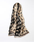 The Playful Doodle Cat Shawl