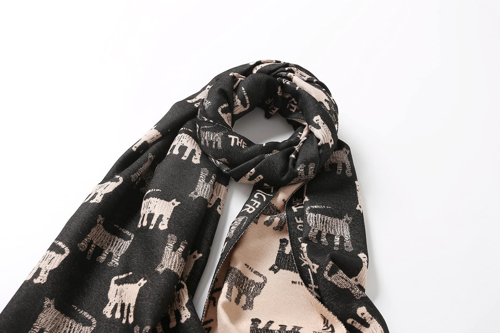 The Chic Silhouette Cat Shawl