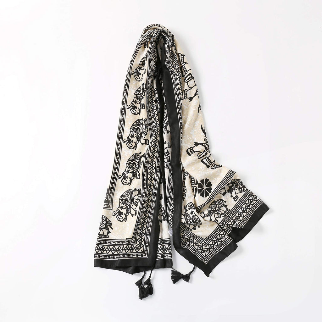 Jeelow Lightweight Scarves Fashion Light Shawl Beach Wrap Head Scarf For Women