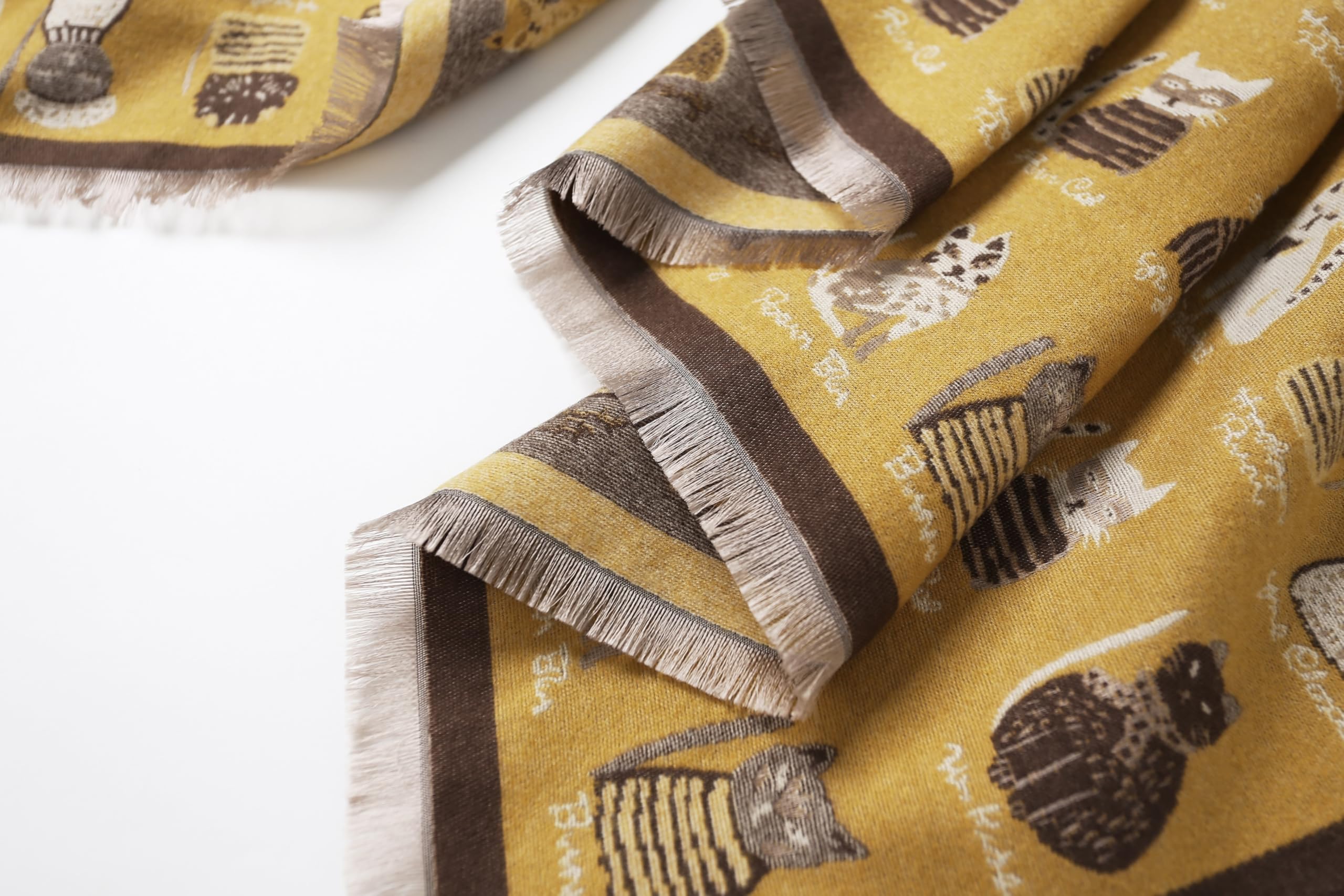 The Playful Doodle Cat Shawl