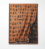 The Playful Doodle Cat Shawl