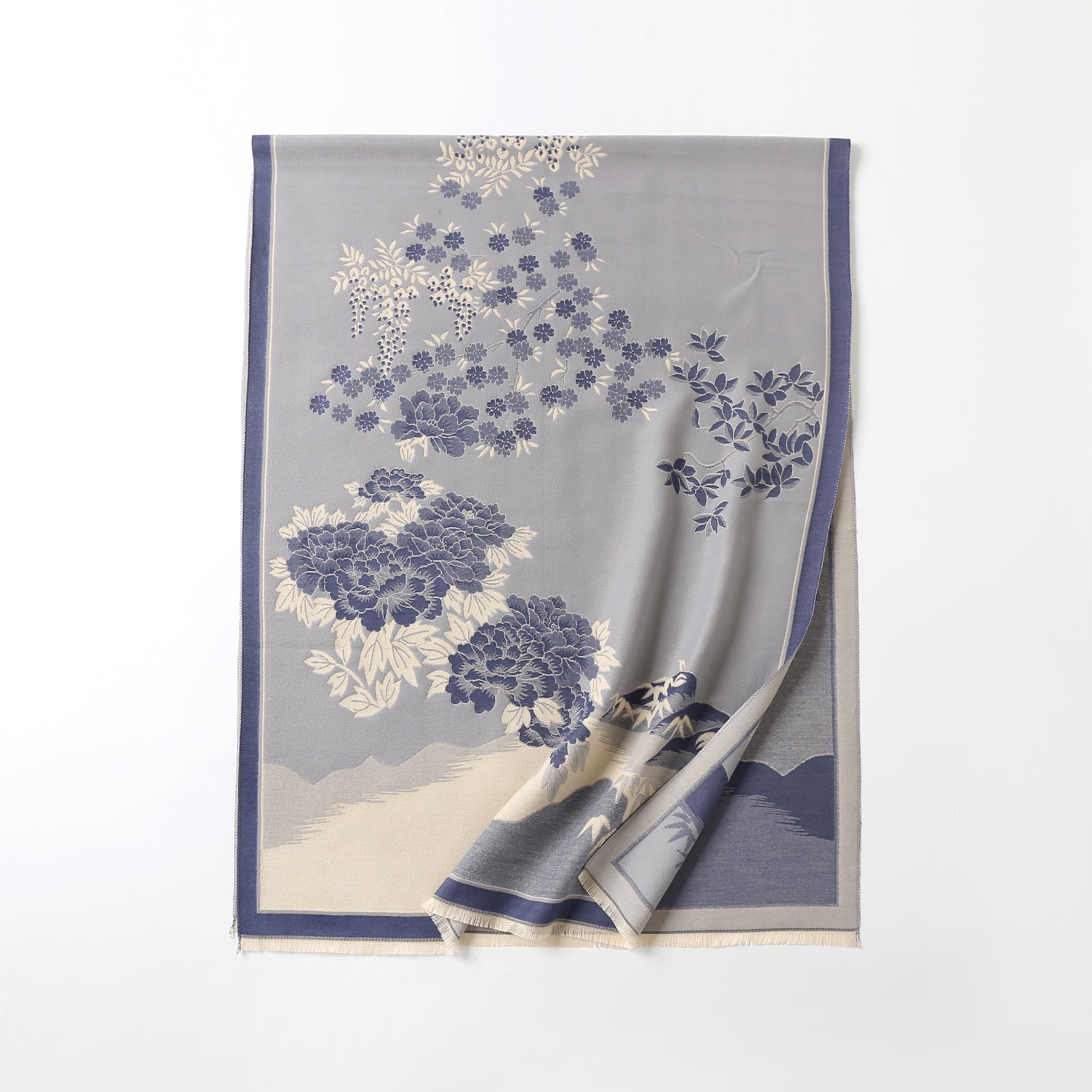 The Chinoiserie Garden Shawl