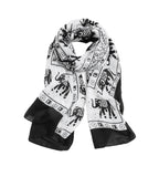 Jeelow Lightweight Scarves Fashion Light Shawl Beach Wrap Head Scarf For Women