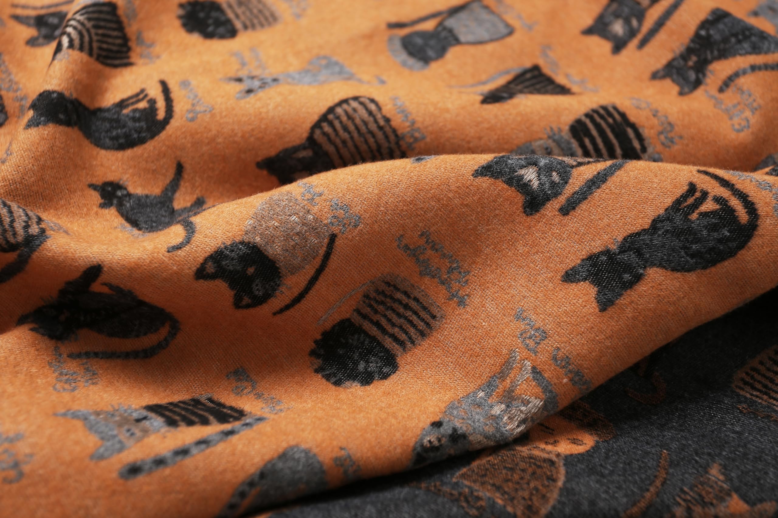 The Playful Doodle Cat Shawl