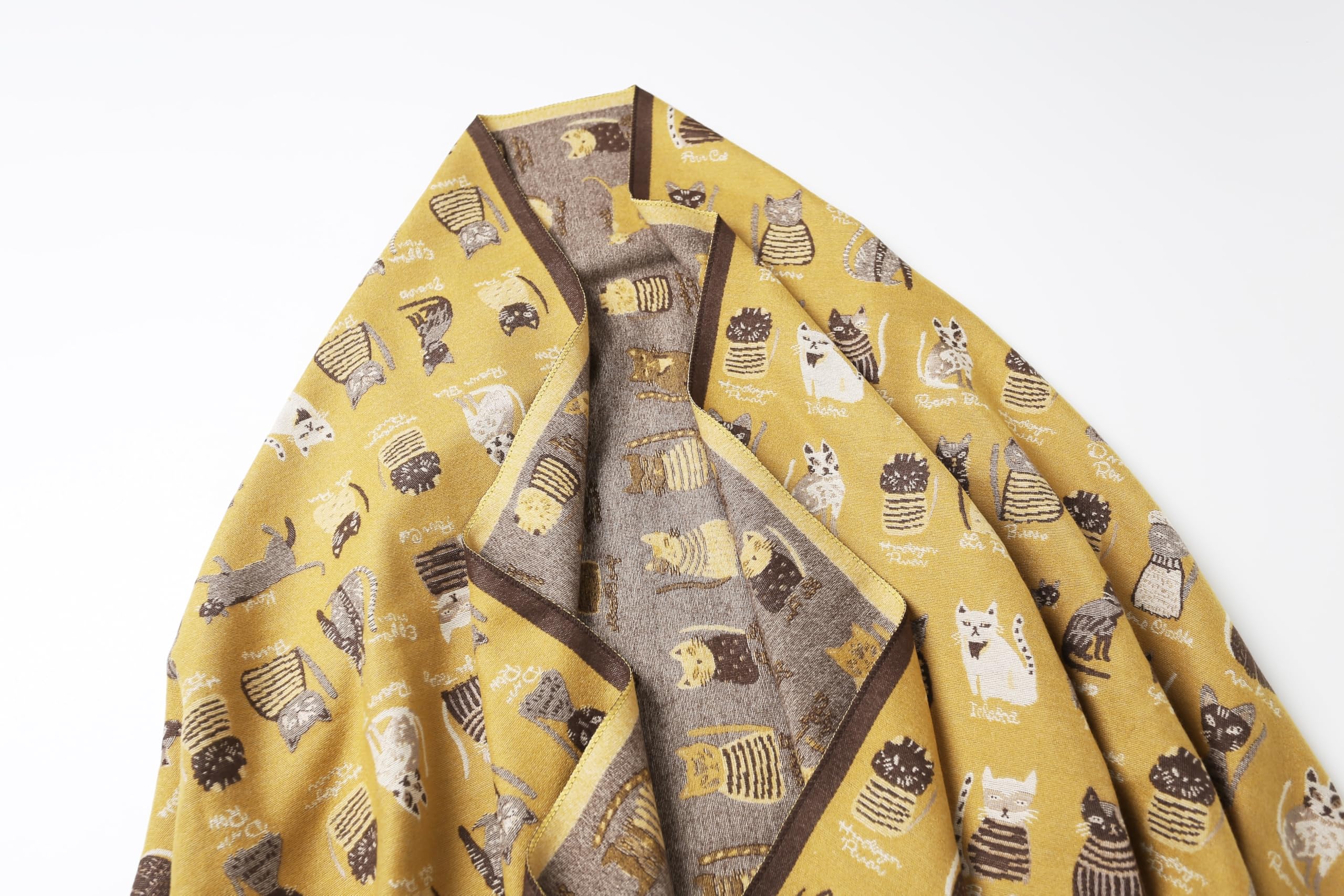 The Playful Doodle Cat Shawl