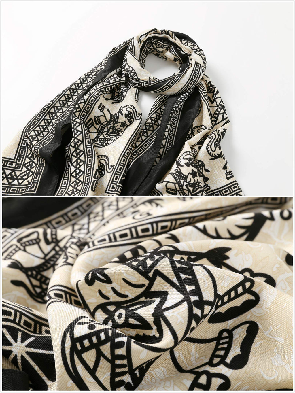 Jeelow Lightweight Scarves Fashion Light Shawl Beach Wrap Head Scarf For Women