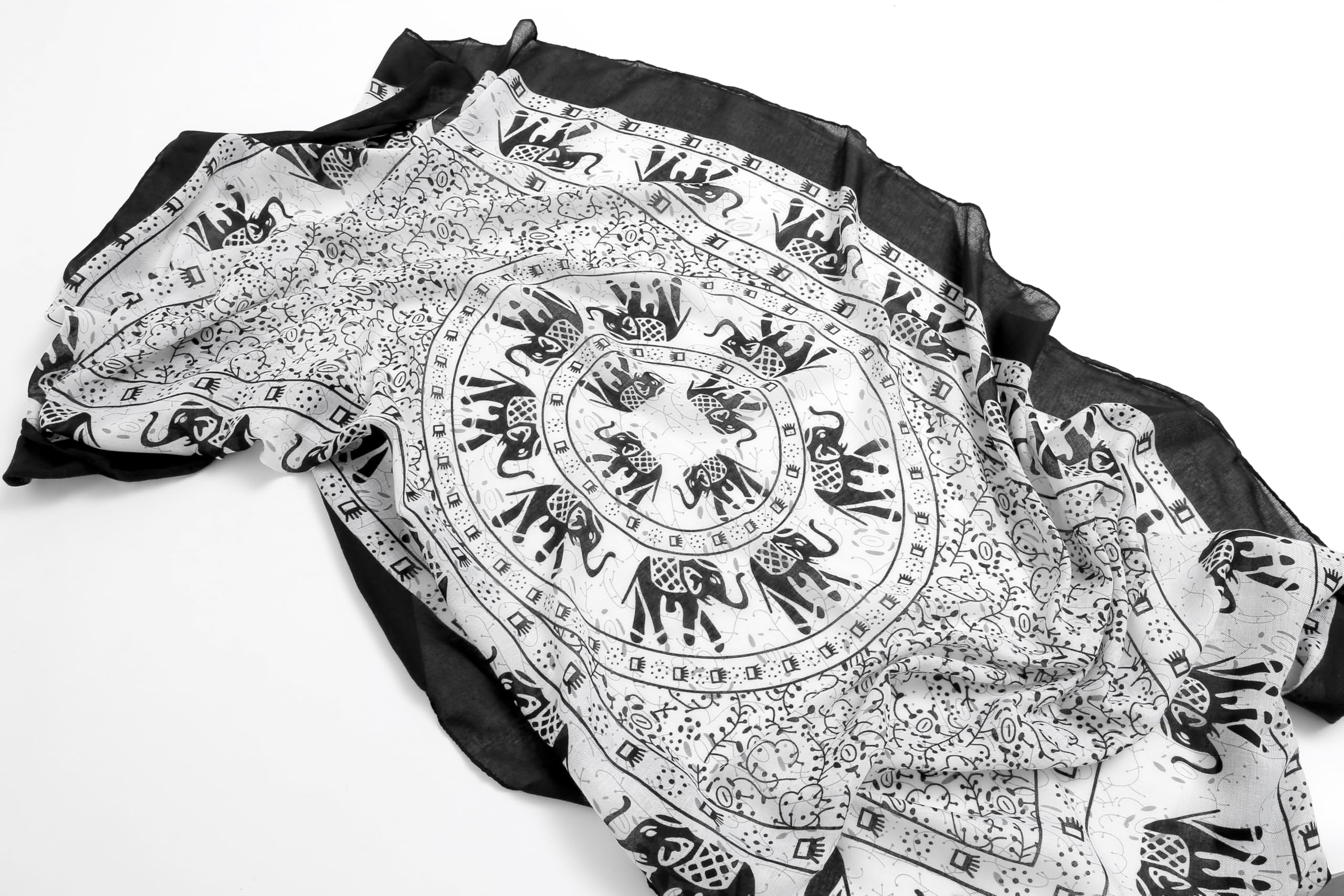 Jeelow Lightweight Scarves Fashion Light Shawl Beach Wrap Head Scarf For Women